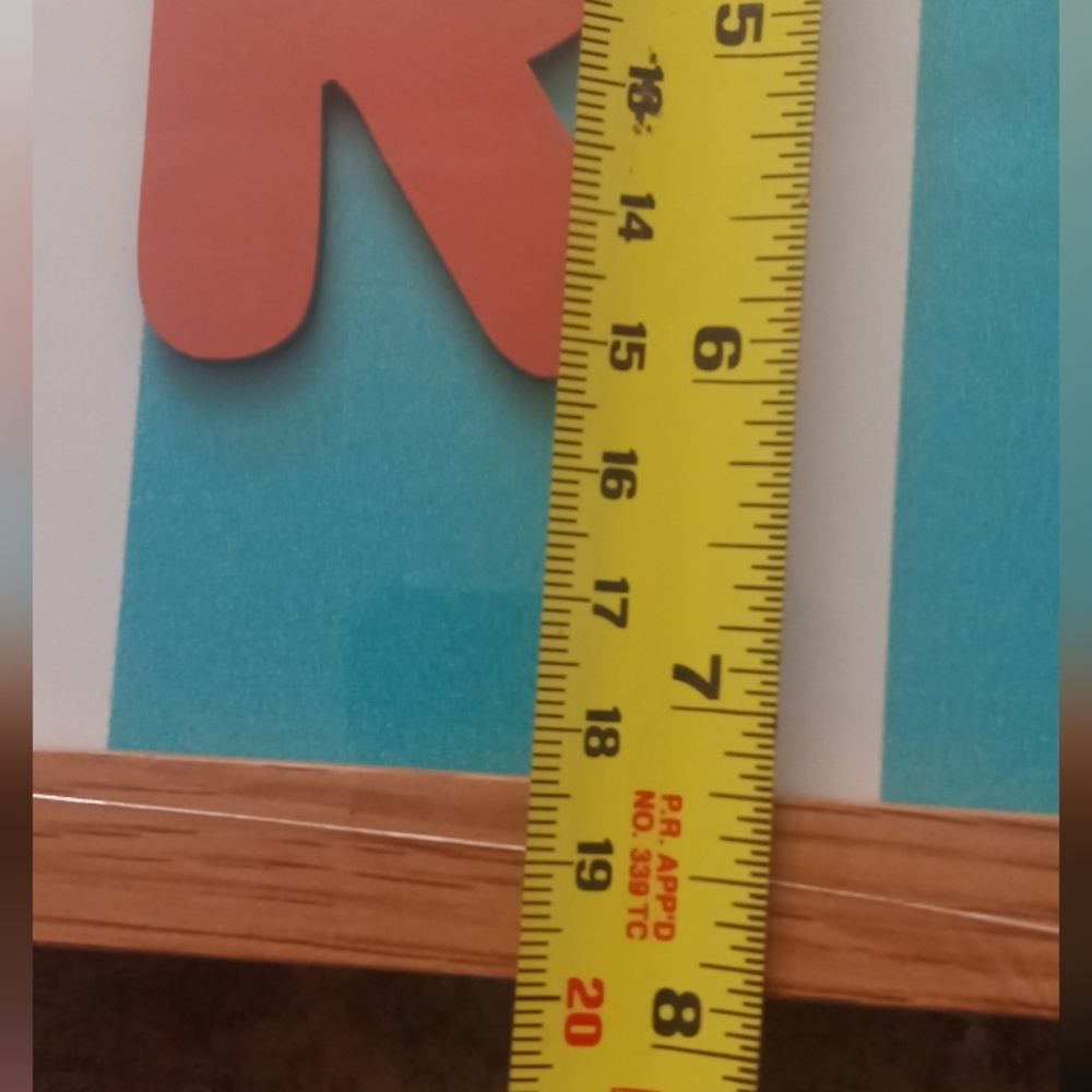 Endless Summer Wooden Wall Sign - Turquoise & Coral 24×8 - Picture 4 of 4